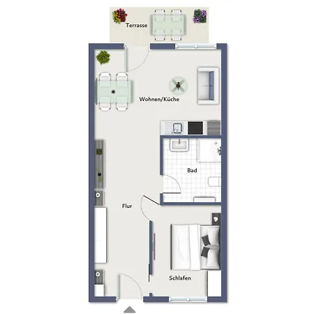Apartment Zaunkoenig 07 Kuehlungsborn